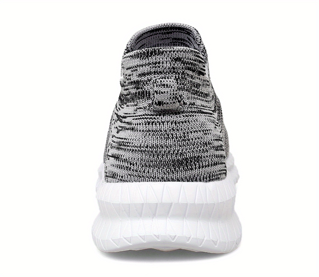 mens knit breathable slip on running shoes lightweight comfy non slip sneaker spring and summer details 3